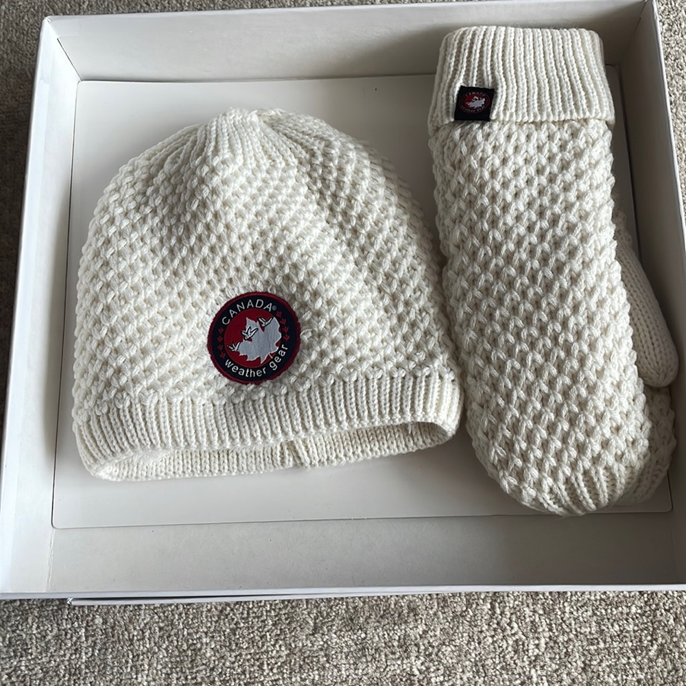 Canada weather gear gloves and hats